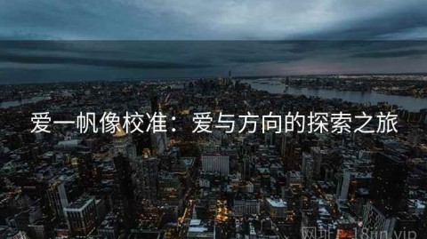爱一帆像校准：爱与方向的探索之旅