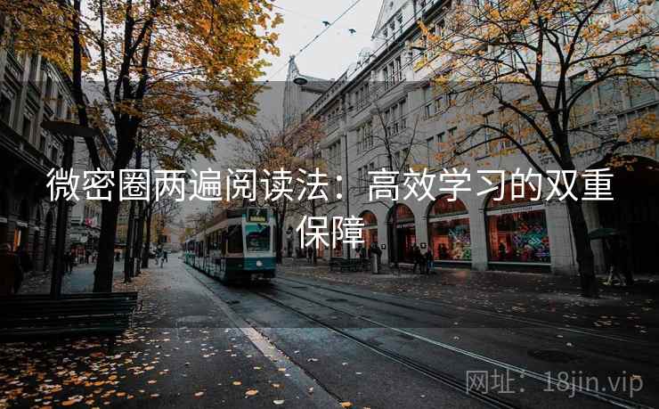 微密圈两遍阅读法：高效学习的双重保障